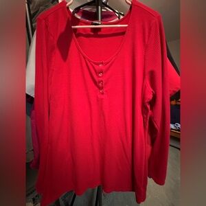 Torrid Red Long Sleeve Women's Top
